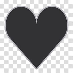 Flat Gray Icons, fav, heart transparent background PNG clipart