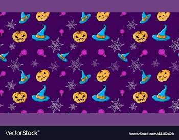 flat halloween pattern for new template