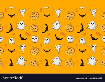 flat halloween pattern for new template