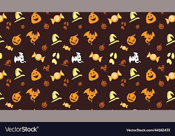 flat halloween pattern for new template