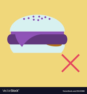 Flat hamburger classic burger american vector image