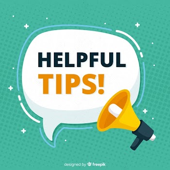 Flat helpful tips Free Vector