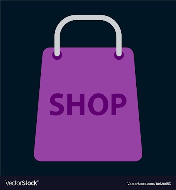 Flat icon basket shop vector image