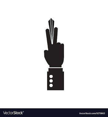 Flat icon black and white money in hand vector image