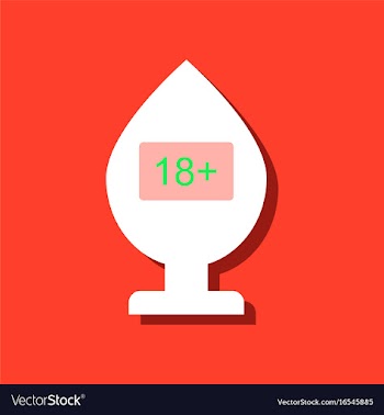 Flat icon design adult sex toy in sticker style vector image