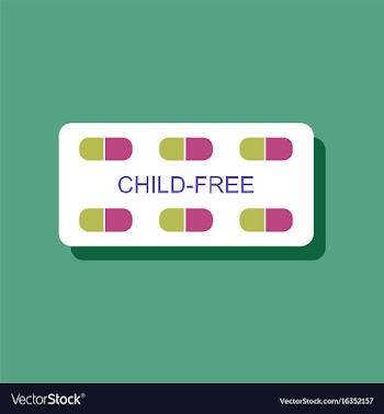 Flat icon design birth control pills in sticker vector image