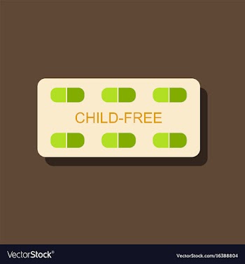 Flat icon design birth control pills in sticker vector image