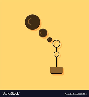 Flat icon design bubble stick in sticker style vector image
