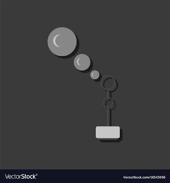 Flat icon design bubble stick in sticker style vector image