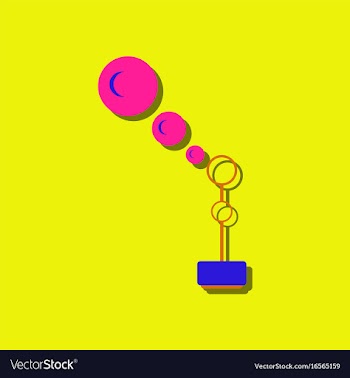 Flat icon design bubble stick in sticker style vector image