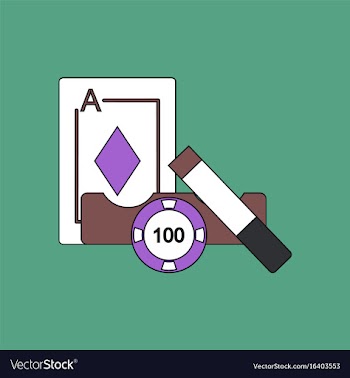 Flat icon design collection ace chip and cigar vector image