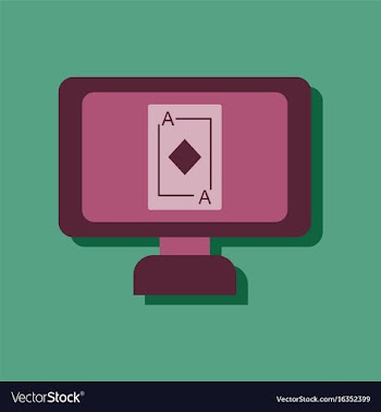 Flat icon design collection ace of diamonds vector image