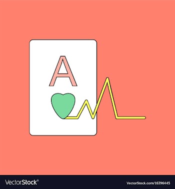 Flat icon design collection ace of hearts vector image