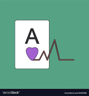 Flat icon design collection ace of hearts vector image
