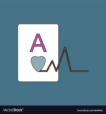 Flat icon design collection ace of hearts vector image