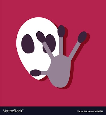 Flat icon design collection alien and hand in vector image