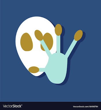 Flat icon design collection alien and hand in vector image