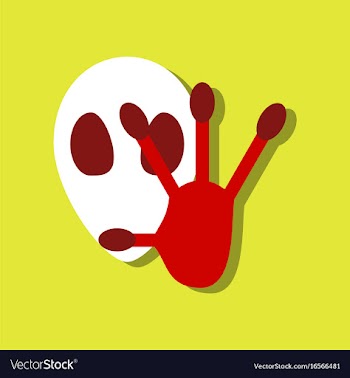 Flat icon design collection alien and hand in vector image