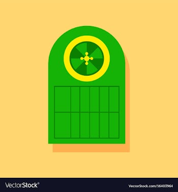 Flat icon design collection american roulette vector image