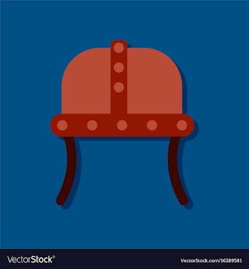 Flat icon design collection ancient helmet in vector image
