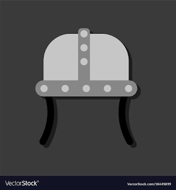 Flat icon design collection ancient helmet in vector image