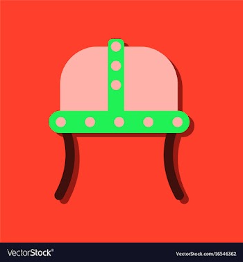 Flat icon design collection ancient helmet in vector image