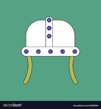 Flat icon design collection ancient helmet vector image