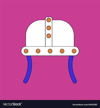Flat icon design collection ancient helmet vector image