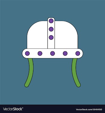 Flat icon design collection ancient helmet vector image