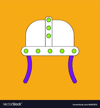 Flat icon design collection ancient helmet vector image