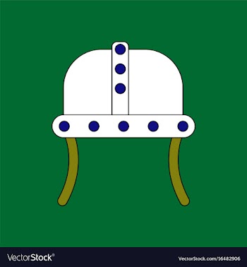 Flat icon design collection ancient helmet vector image