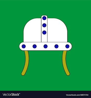 Flat icon design collection ancient helmet vector image