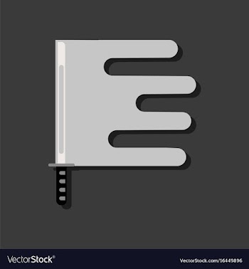 Flat icon design collection ancient sword in vector image