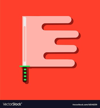 Flat icon design collection ancient sword in vector image