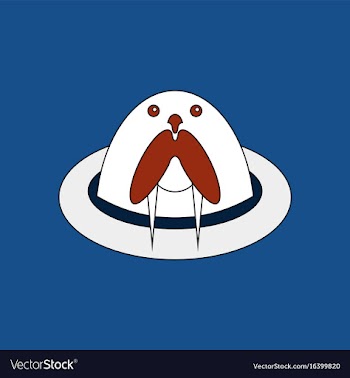 Flat icon design collection antarctic seals vector image