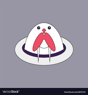 Flat icon design collection antarctic seals vector image
