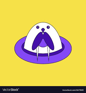 Flat icon design collection antarctic seals vector image