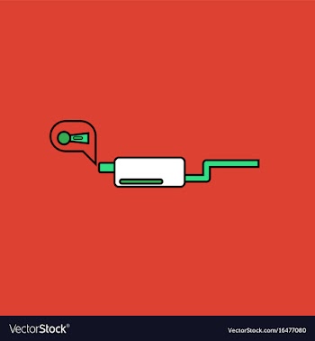 Flat icon design collection ar exhaust pipe vector image