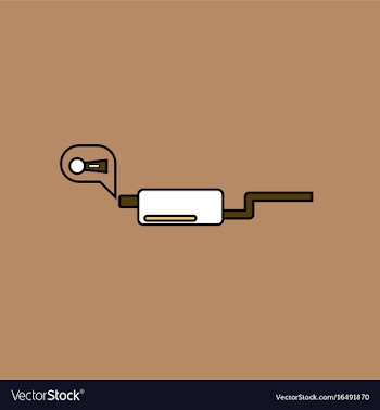 Flat icon design collection ar exhaust pipe vector image