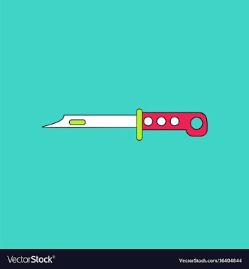 Flat icon design collection army knife vector image