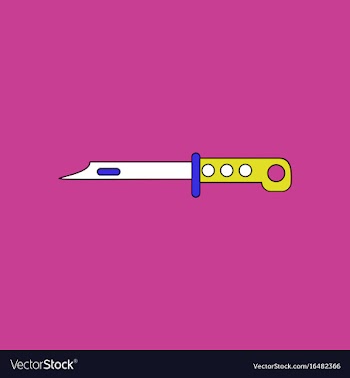 Flat icon design collection army knife vector image