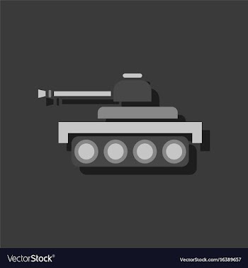 Flat icon design collection army tank in sticker vector image