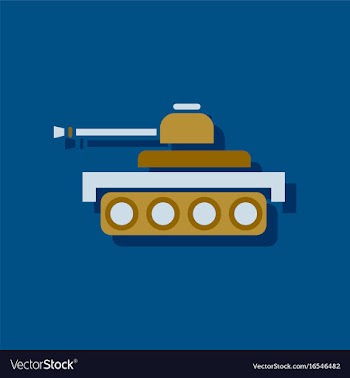 Flat icon design collection army tank in sticker vector image