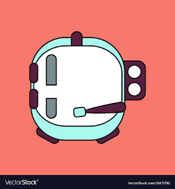 Flat icon design collection astronaut helmet vector image