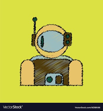 Flat icon design collection astronaut suit in vector image