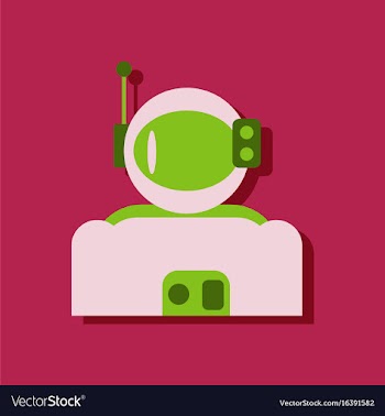 Flat icon design collection astronaut suit in vector image