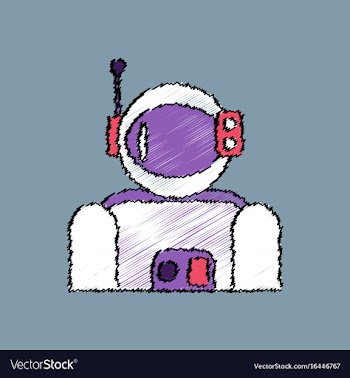 Flat icon design collection astronaut suit in vector image