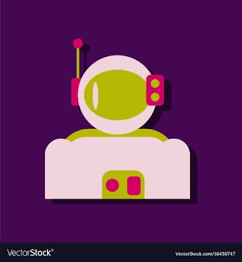 Flat icon design collection astronaut suit in vector image