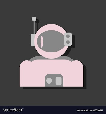 Flat icon design collection astronaut suit in vector image