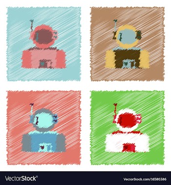 Flat icon design collection astronaut suit in vector image